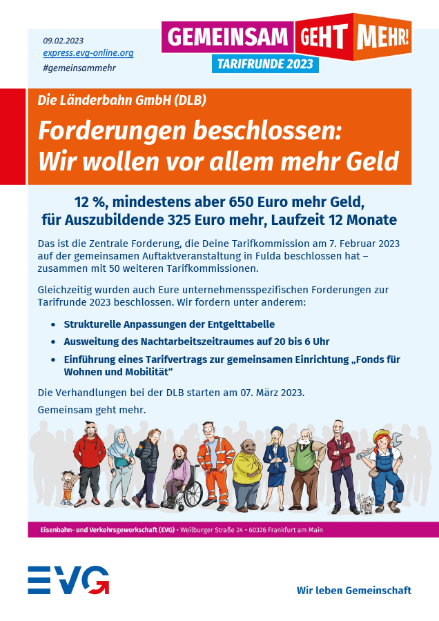 Dlb Express Die Länderbahn GmbH (DLB) — EVG Express